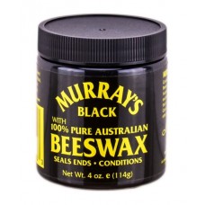Murrays Black 100% Pure Australian Beeswax, 114g