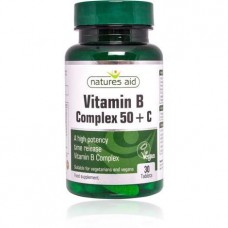 Natures Aid Vitamin B Complex + C High Potency -with Vitamin C 30