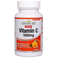 Natures Aid Vitamin C, Time Release, 1000mg, 30 Tablets