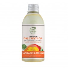 Petal Fresh Pure Clarifying  Body & Massage Oil, (Mandarin & Mango) 163 ml