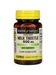 Mason Natural, Whole Herb Milk Thistle, 500 mg, 60 Capsules
