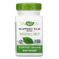 Nature's Way, Slippery Elm Bark, 1,600 mg, 100 Vegan Capsules
