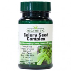 Natures Aid Celery Seed Complex Montmorency Cherry - 60 Tablets