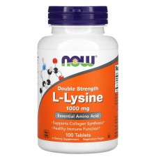 Now Foods, Double Strength L-Lysine, 1,000 mg, 100 Tablets