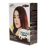 PCC Brands Herbal Henna Powder Hair Color, Brown