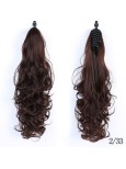 Claw Clip Ponytail Hair Extension, Brown, 24 inch