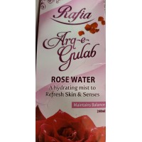 RAFIA ARQ-E-GULAB ROSE WATER SPRAY A HYDRATING MIST TO REFRESH SKIN & SENSES,120ml