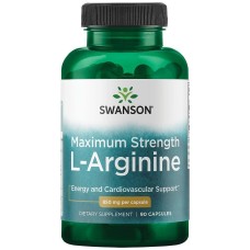 Swanson, L-Arginine, 500 mg, 100 Capsules