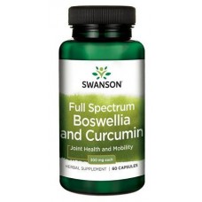 Swanson Full Spectrum Boswellia & Curcumin, 60Caps