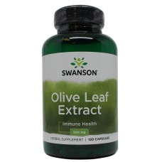 Swanson, Olive Leaf Extract 500MG, 120 Caps