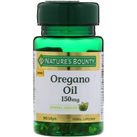 Nature's Bounty, Oregano Oil, 150 mg, 90 Softgels
