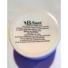 BNatural, Natural Handmade Face and Neck, Anti- Aging Cream (100g) Best seller. 