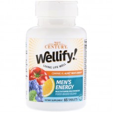 21st Century, Wellify! Men's Energy, Multivitamin Multimineral, 65 Tablets