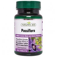 Natures Aid Passiflora 250mg, 60 Tablets
