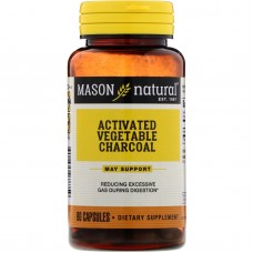 Mason Naturals, Activated Vegetable Charcoal, 60 Capsules