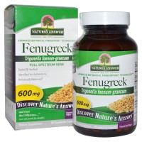 Nature's Answer, Fenugreek, 600 mg, 90 Veggie Caps