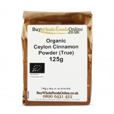 Organic Ceylon Cinnamon Powder (True),  125 g