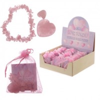 Rose Quartz Love Gift, jewellery, Tumble Stones, Rose Quartz Heart