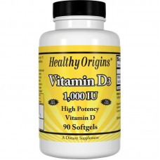 Healthy Origins Vitamin D3 1,000 IU, 90 Softgels