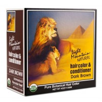 Light Mountain, Organic Hair Color & Conditioner, Dark Brown, 4 oz (113 g)