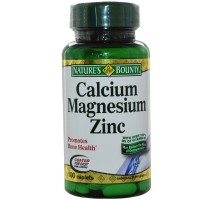 Nature's Bounty, Calcium, Magnesium, Zinc, 100 Caplets