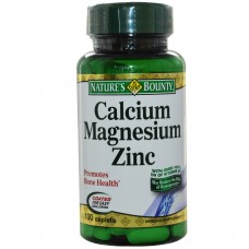 Nature's Bounty, Calcium, Magnesium, Zinc, 100 Caplets