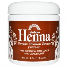 Rainbow Research, Henna, Hair Color and Conditioner, Medium Brown (Chestnut), (113 g)