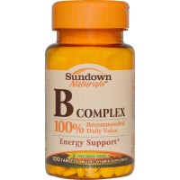 Sundown Naturals, B-Complex, 100 Tablets