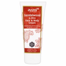 Ayumi Naturals,  Sandalwood & Olive Face & Body Cream, ( for Normal/ Dry Skin), 200ml